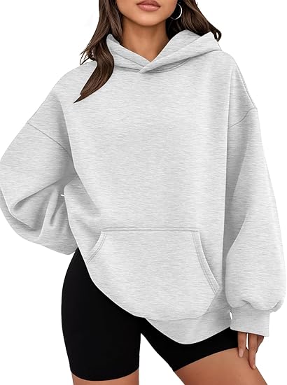Hoodies for Women Oversized Sweatshirts Fall Fashion Outfits 2025 Casual Sweaters Tops Fleece Workout Winter Clothes
